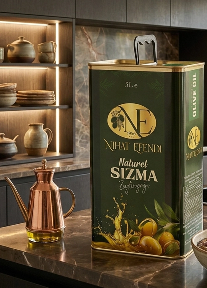 Natürel Sızma Zeytinyağı 5000 ml Teneke