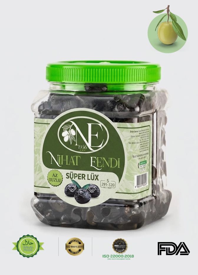 Süper Lüx Siyah Zeytin 1000 gr