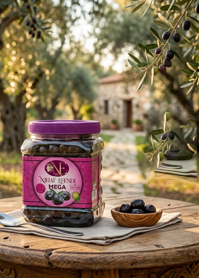 Mega Siyah Zeytin 1000 gr
